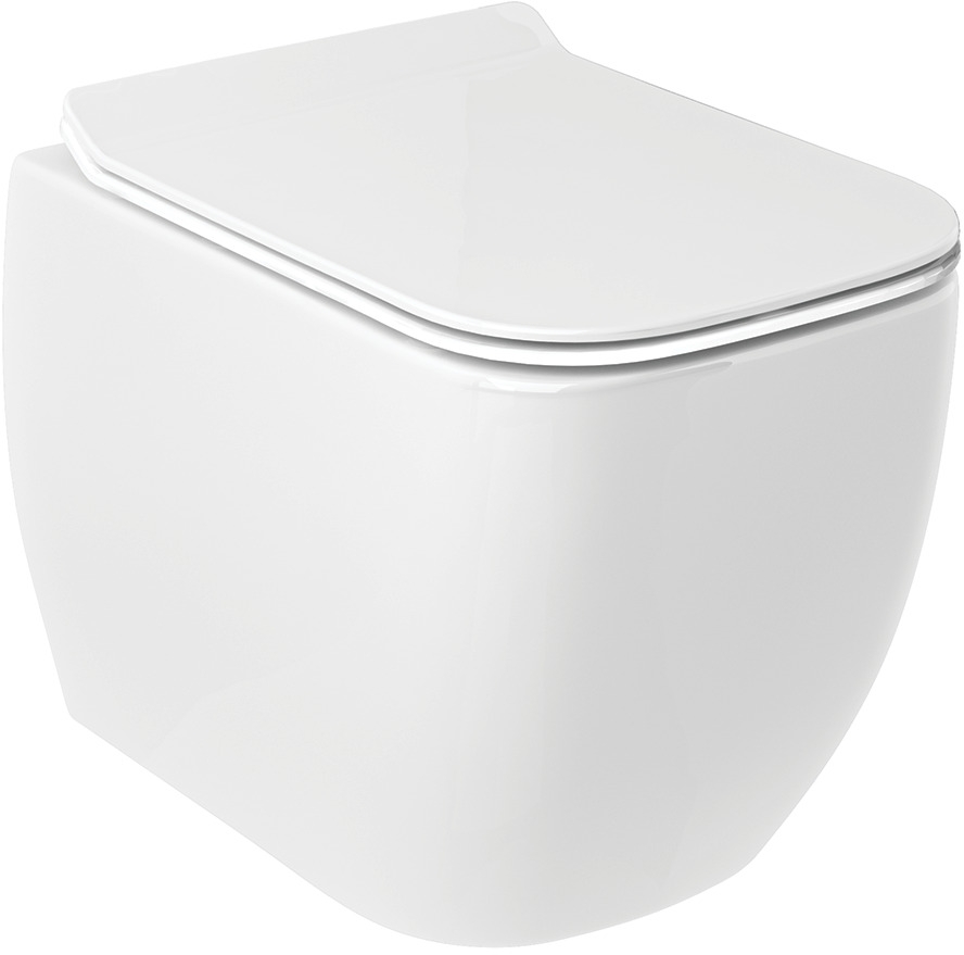 Kludi Resa C WC-Becken hängend Spülrandlos mit Wirbelspülung weiß Glanz 28WCW0243