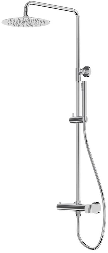 LaVita Spark Duschset Wandmontage mit Regenbrause chrom 5900378342281