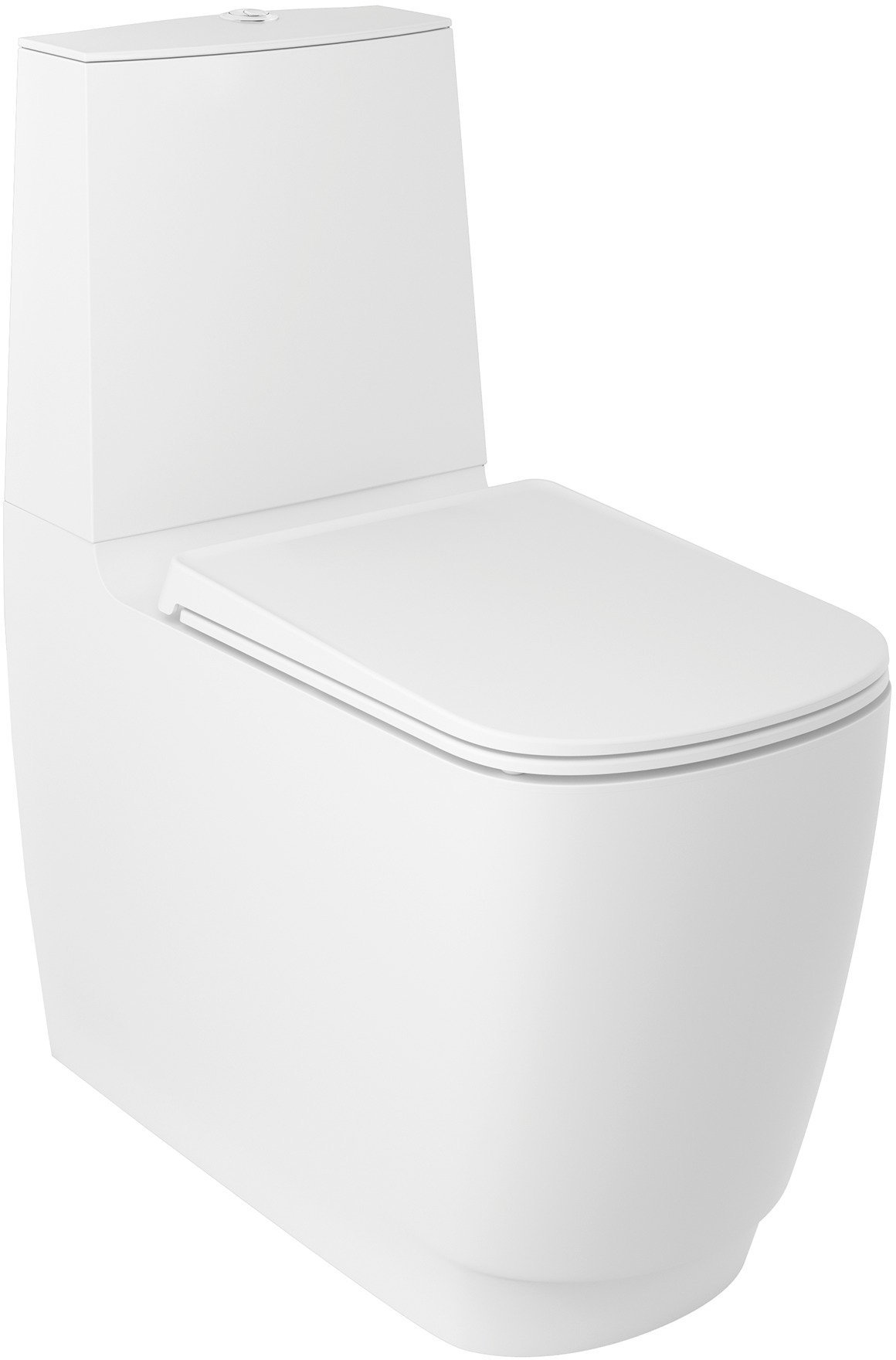 Kludi Resa S Kompakte Toilettenschüssel mit Wirbelspülung weiß 27WCB0153