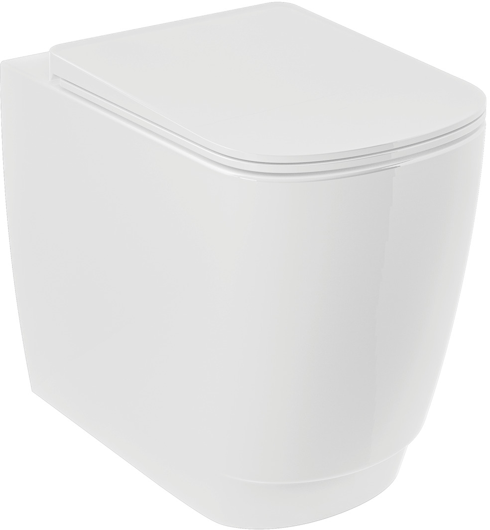 Kludi Resa S WC-Becken stehend Spülrandlos mit Wirbelspülung weiß Glanz 27WCB0343