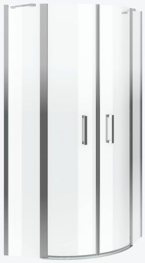 Excellent Mazo Duschwand 44 cm chrom Glanz/durchsichtiges Glas KAEX.3000.2P.1010.LP