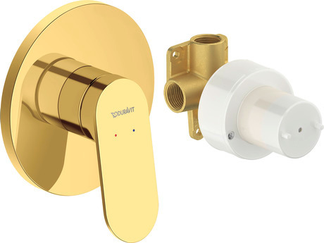 Duravit Wave Duschbatterie Unterputz gold WA4210007034