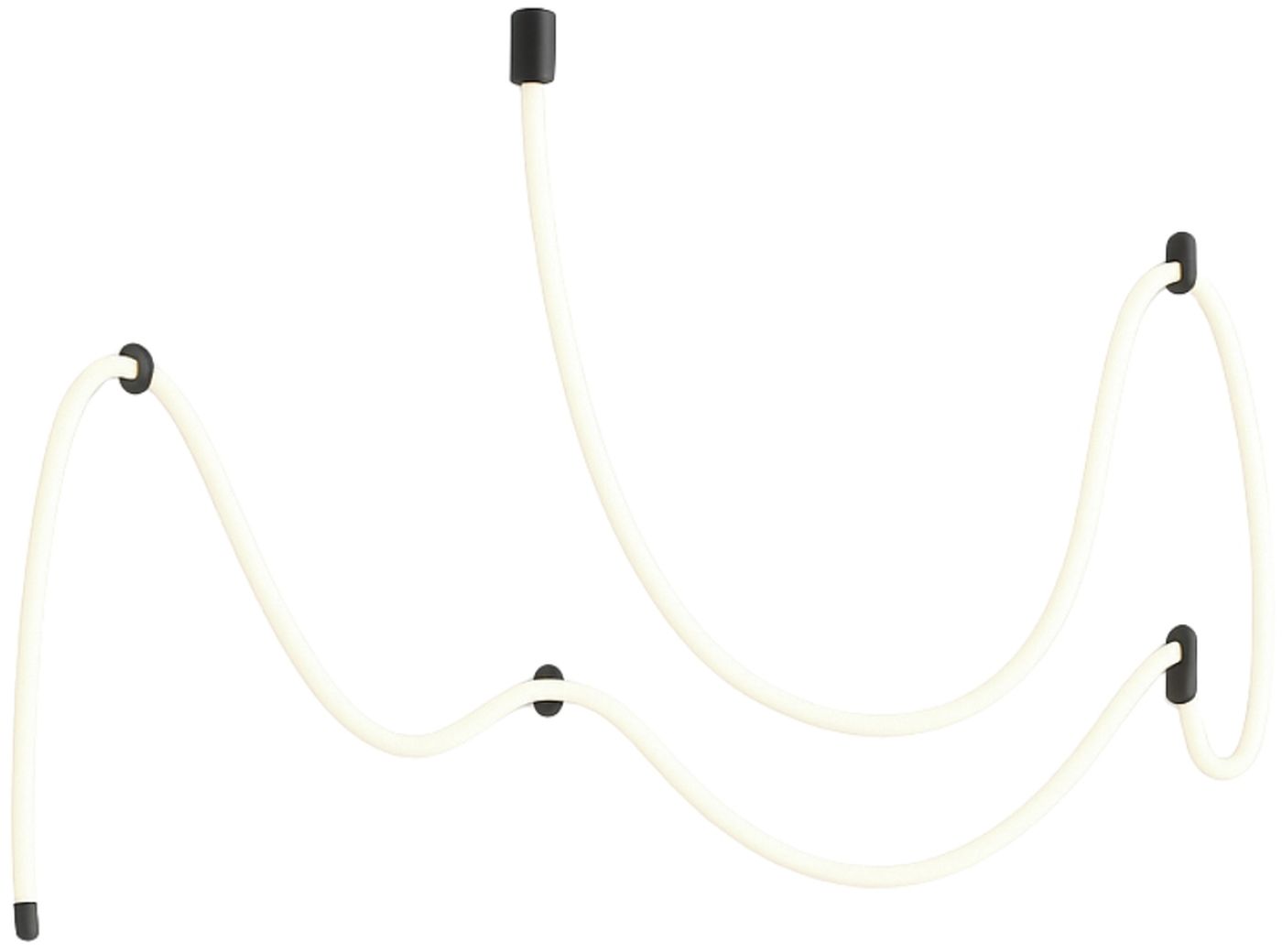 Abigali Skyline Pendelleuchte 1x60 W schwarz LWSLF