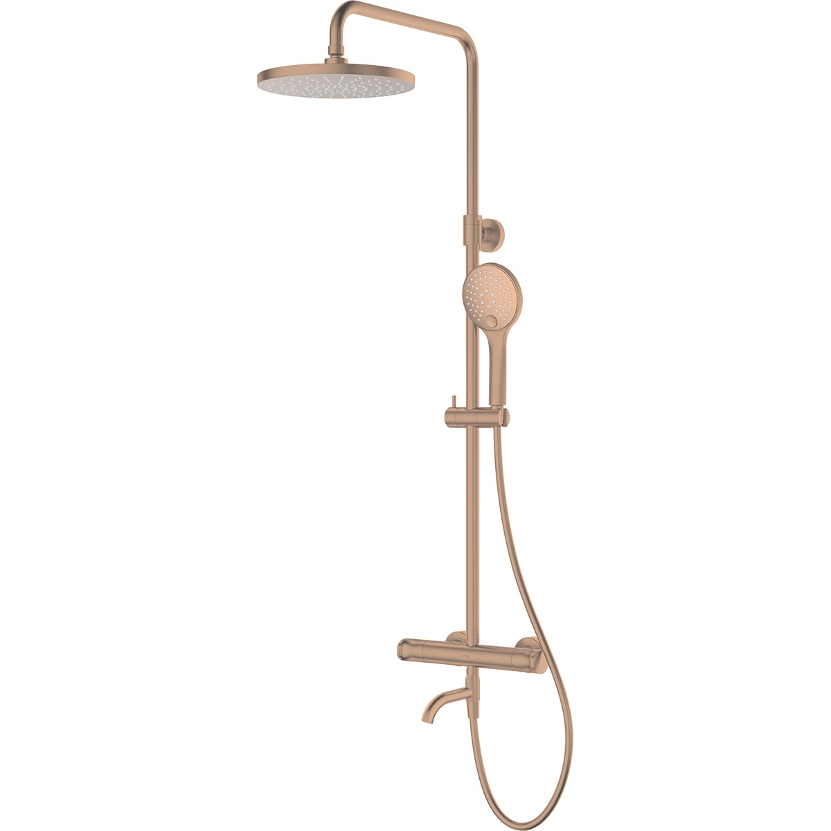 Set Duschset Oltens Vatten 36505610, Auslauf für Badewannenarmatur Oltens Numa 39106610