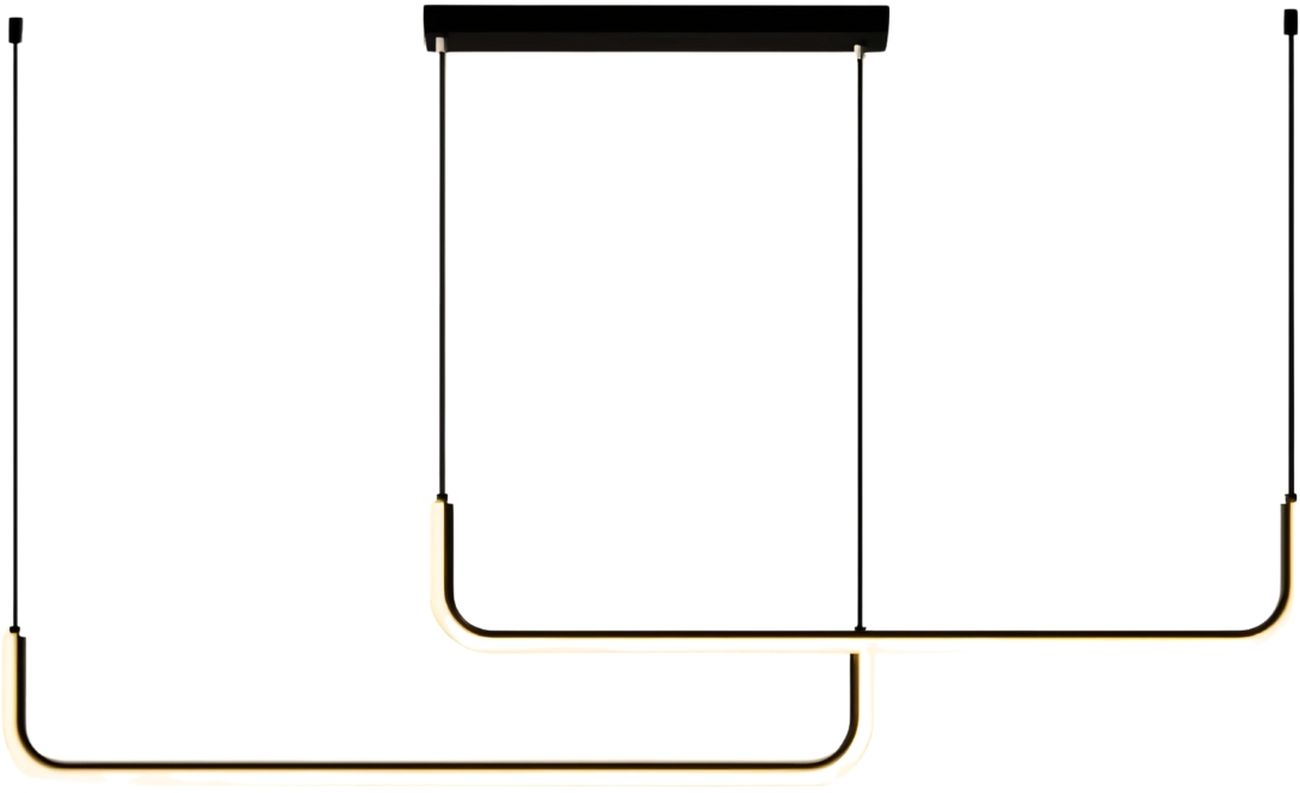Abigali Nikon Pendelleuchte 2x36 W schwarz LWNN