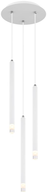 Globo Lighting Ryan Pendelleuchte 3x4 W weiß 15629W-3