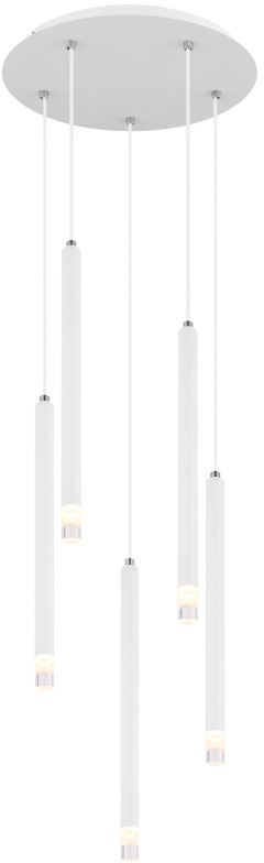 Globo Lighting Ryan Pendelleuchte 5x4 W weiß 15629W-5