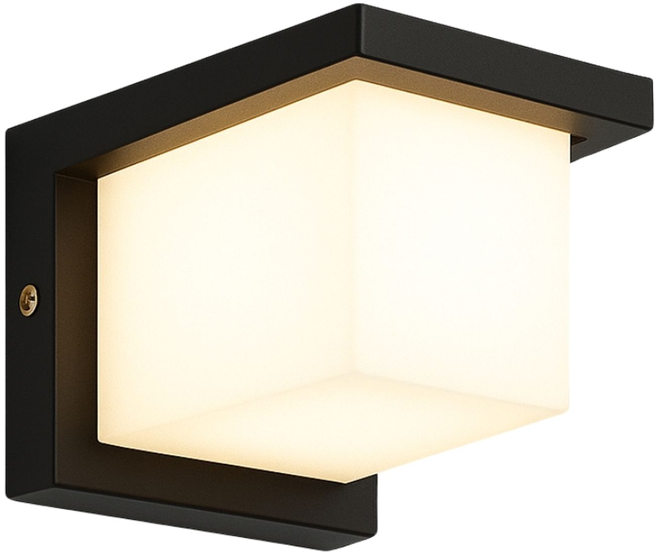 Abigali Frizer3 Außenwandleuchte 1x12 W schwarz-milchig LZFRIZ3