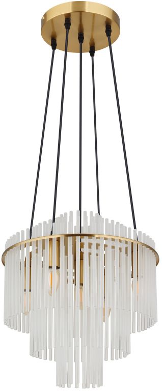 Globo Lighting Gorley Pendelleuchte 5x40 W gold 15698H2M