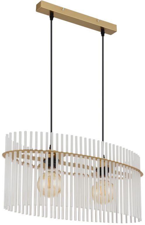 Globo Lighting Gorley Pendelleuchte 2x60 W gold 15698H3M