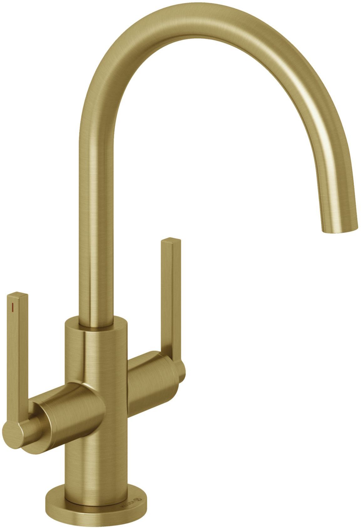 Kludi Nova Fonte Puristic Waschtischarmatur Stehend gold 20118N015