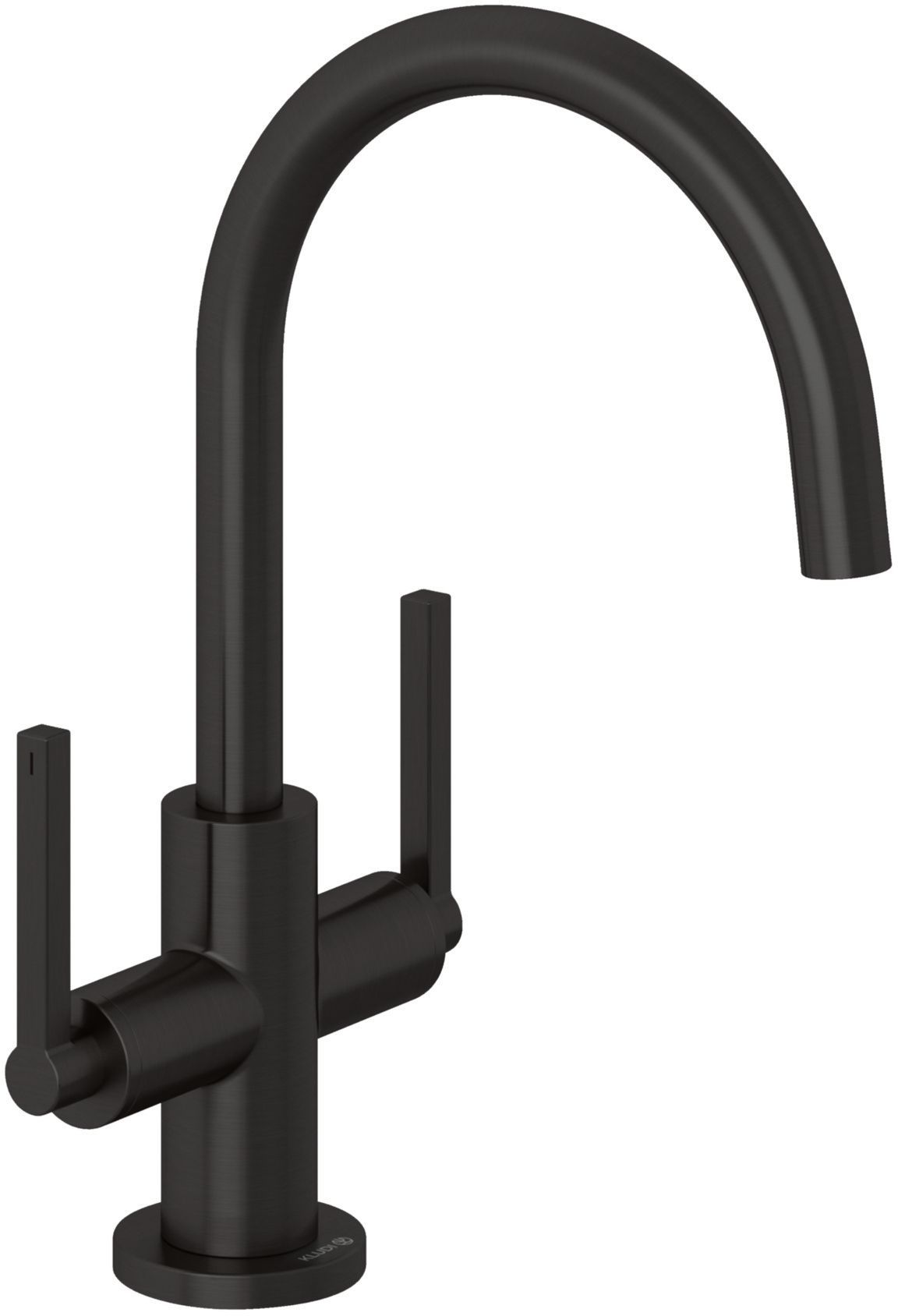 Kludi Nova Fonte Puristic Waschtischarmatur Stehend schwarz 20118N215