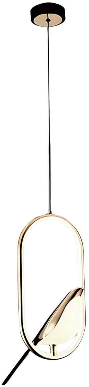 Abigali Bird Pendelleuchte 1x18 W gold LWPB-OW