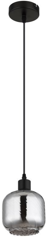 Globo Lighting Xia Pendelleuchte 1x25 W schwarz 15754H