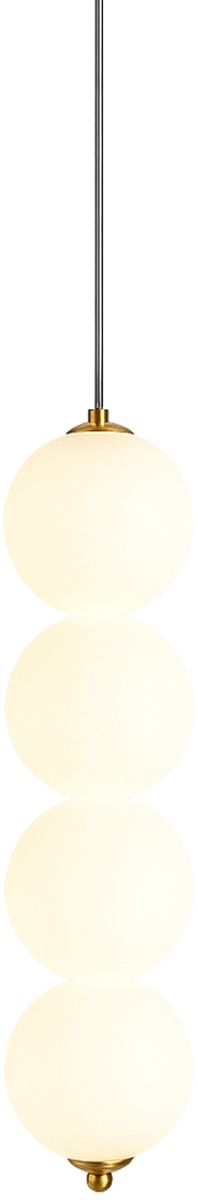 Abigali Pontti4 Pendelleuchte 4x12 W gold-milchig LWKM4