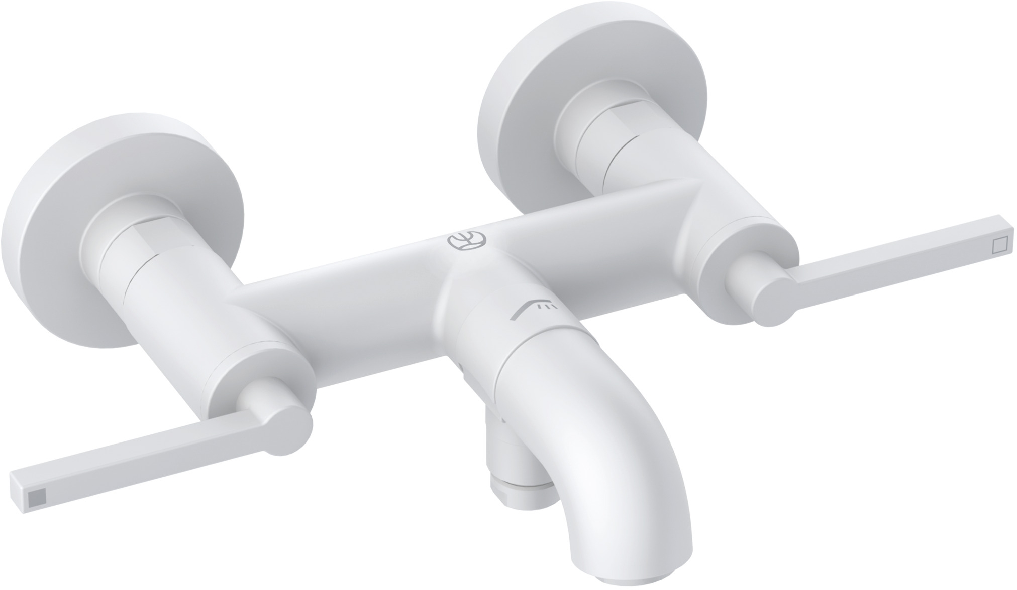 Kludi Nova Fonte Puristic Badewannen- und Duscharmatur Wandmontage weiß 205405315