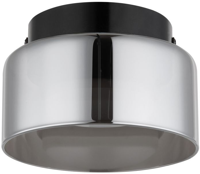 Globo Lighting Higgins Deckenlampe 1x6 W schwarz-verraucht 16055DS