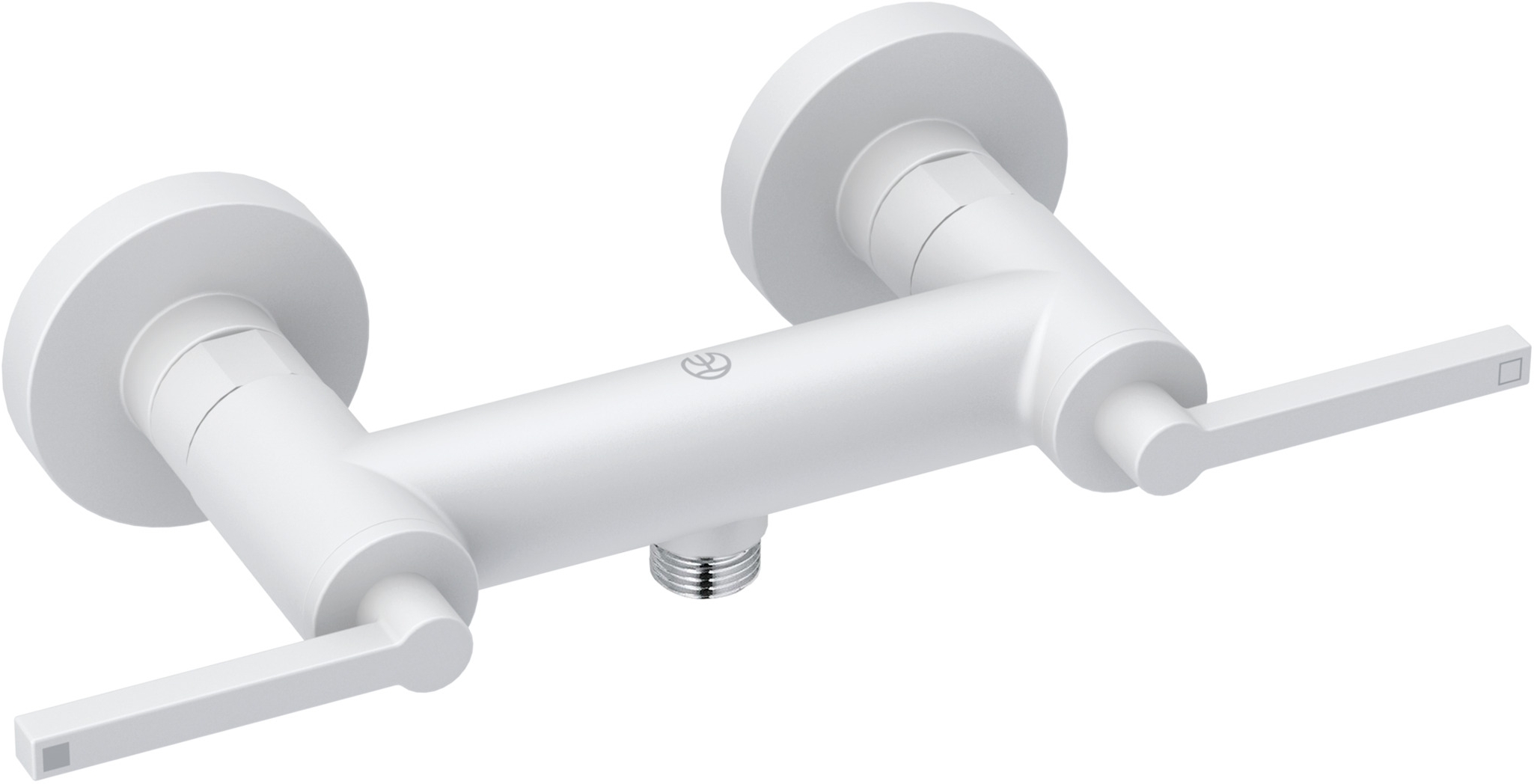 Kludi Nova Fonte Puristic Duschbatterie Wandmontage weiß 207105315