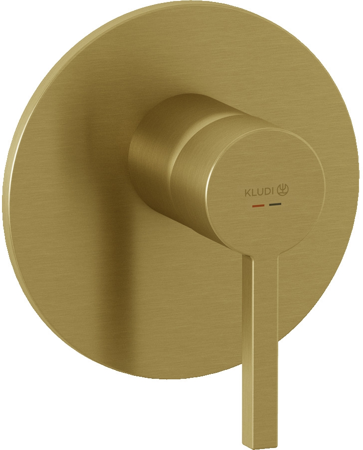 Kludi Nova Fonte Puristic Duschbatterie Unterputz gold 20755N015