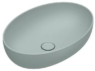 Catalano Sfera Waschbecken 60x42 cm oval Aufsatzwaschbecken blau 0522600028