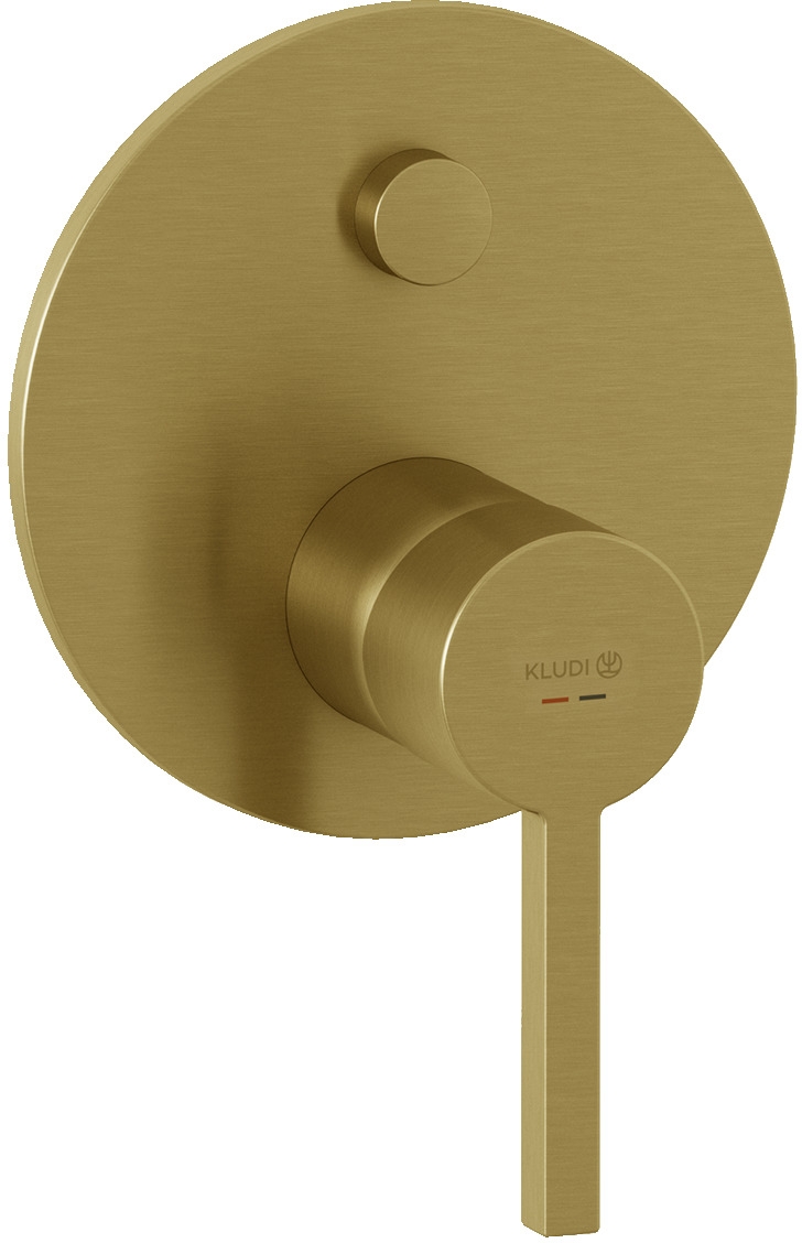 Kludi Nova Fonte Puristic Badewannen- und Duscharmatur Unterputz gold 20759N015