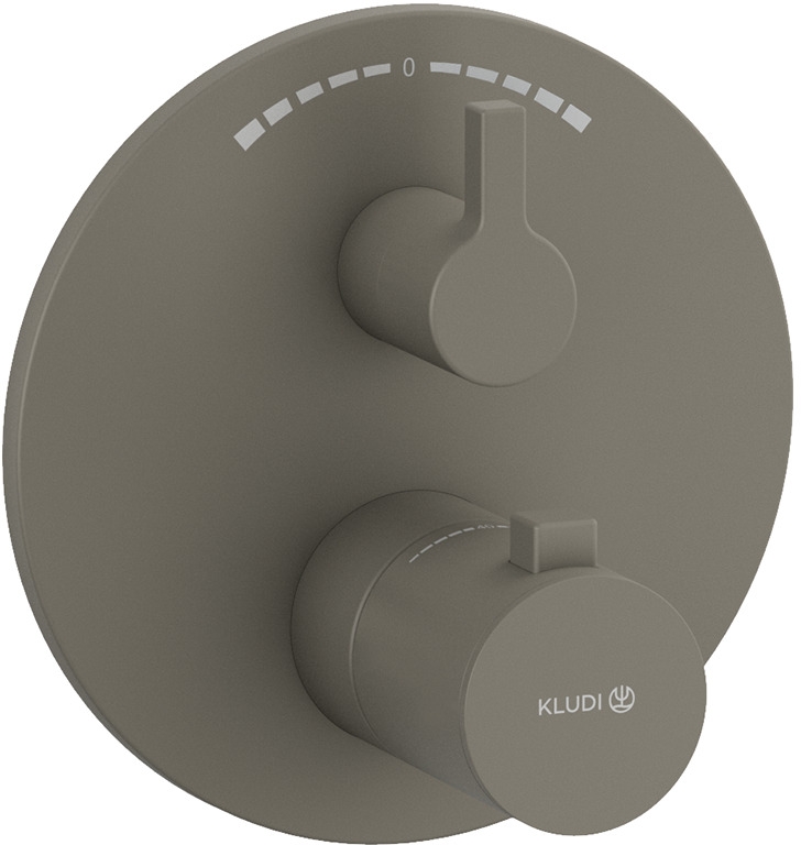 Kludi Nova Fonte Puristic Badewannen- und Duscharmatur Unterputz mit Thermostat || 20810O115