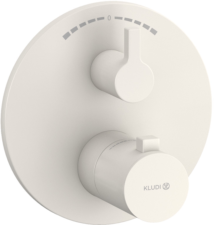 Kludi Nova Fonte Puristic Badewannen- und Duscharmatur Unterputz mit Thermostat || 20810O215