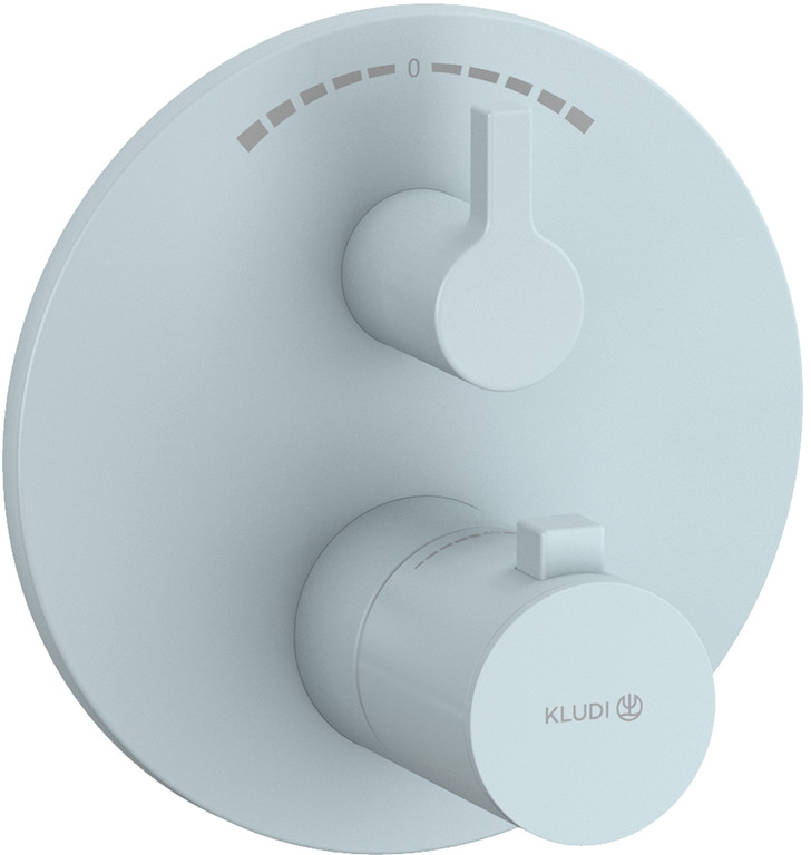 Kludi Nova Fonte Puristic Badewannen- und Duscharmatur Unterputz mit Thermostat || 20810O415