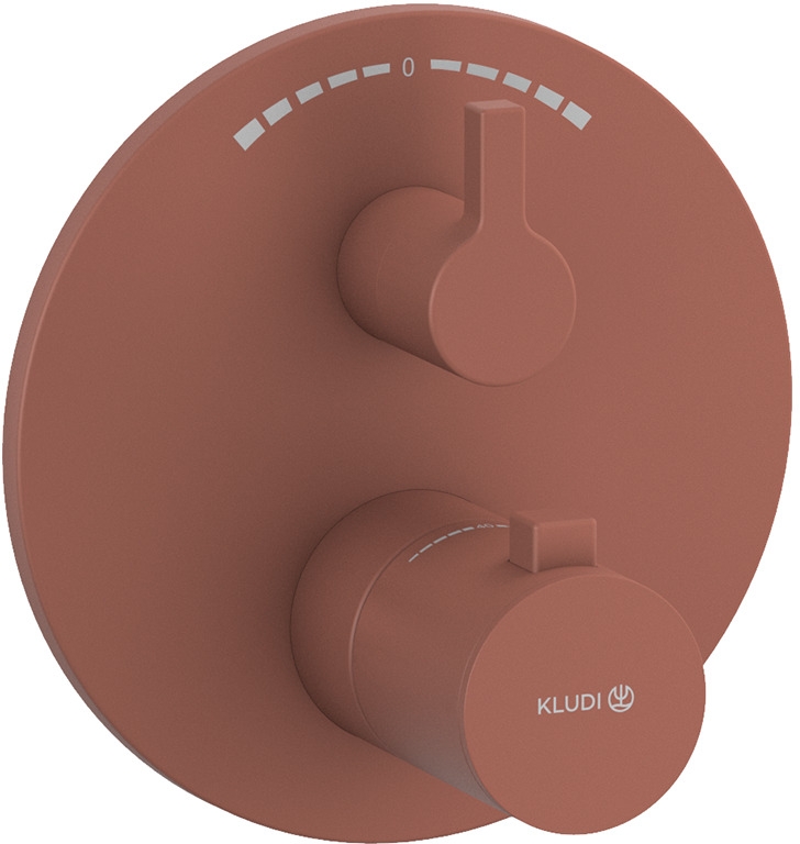 Kludi Nova Fonte Puristic Badewannen- und Duscharmatur Unterputz mit Thermostat || 20810O515