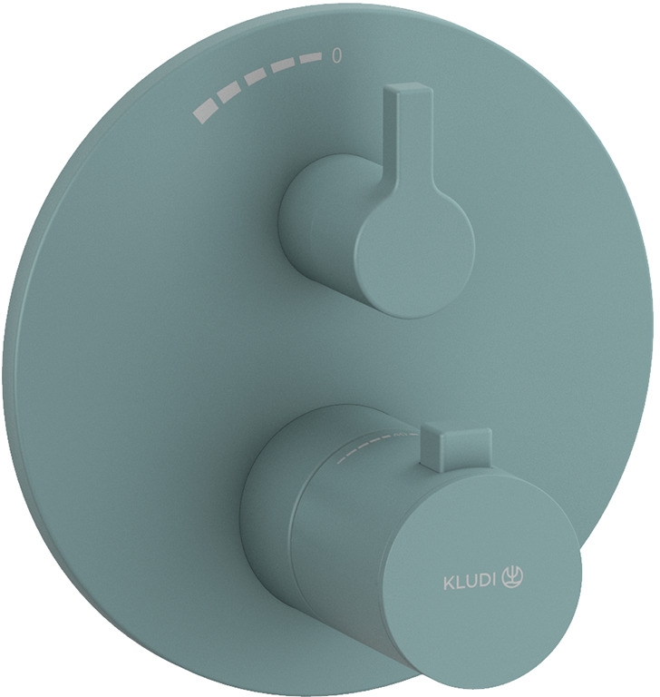 Kludi Nova Fonte Puristic Duschbatterie Unterputz mit Thermostat || 20885O315