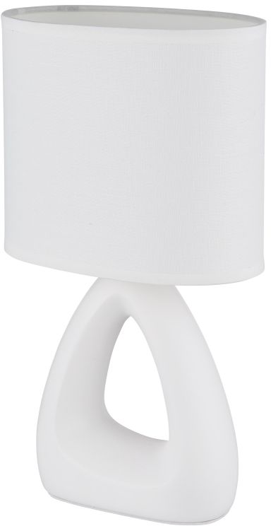 Globo Lighting Triangle Tischlampe 1x40 W weiß 21731W