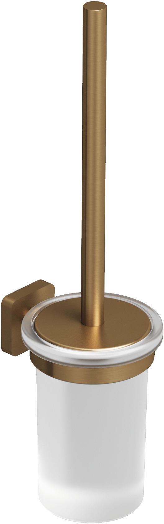 Kludi Vela S Toilettenbürste mit Griff verschraubt braun 25974N1