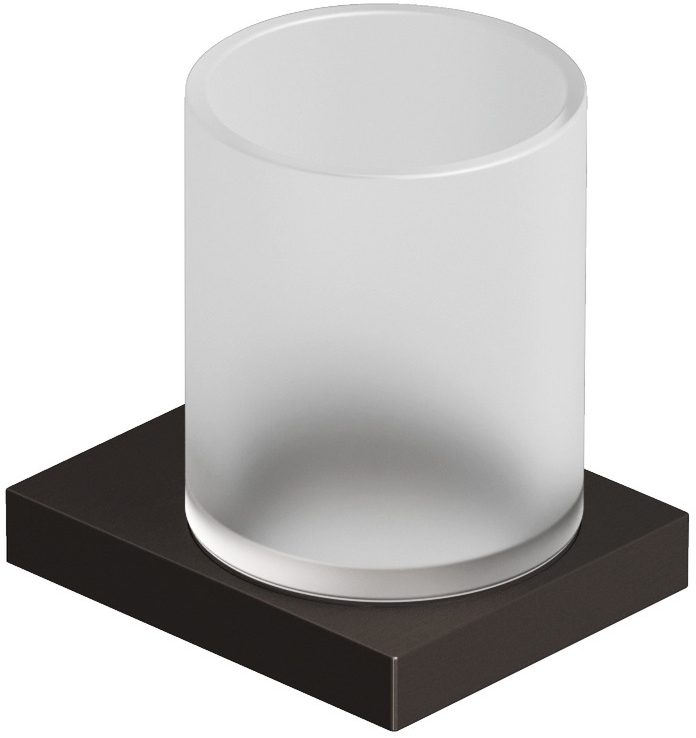 Kludi Vela C Zahnputzbecher weiß-schwarz 31975N2