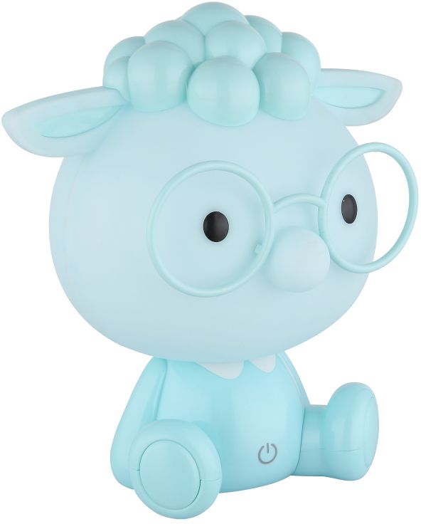 Globo Lighting Sheepy Nachtlampe für Kinder 1x1 W blau 21760B