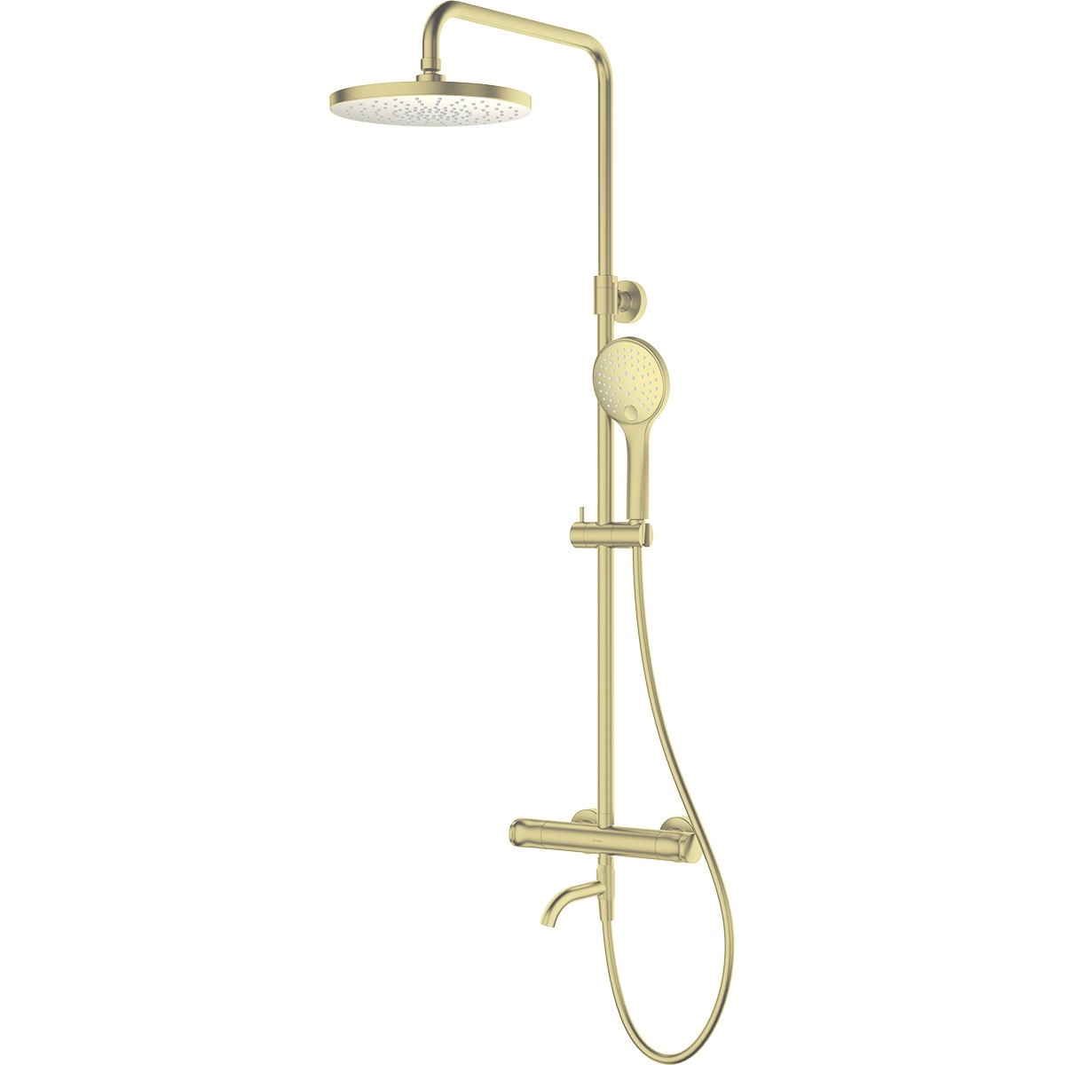 Set Duschset Oltens Vatten 36505800, Auslauf für Badewannenarmatur Oltens Numa 39106800