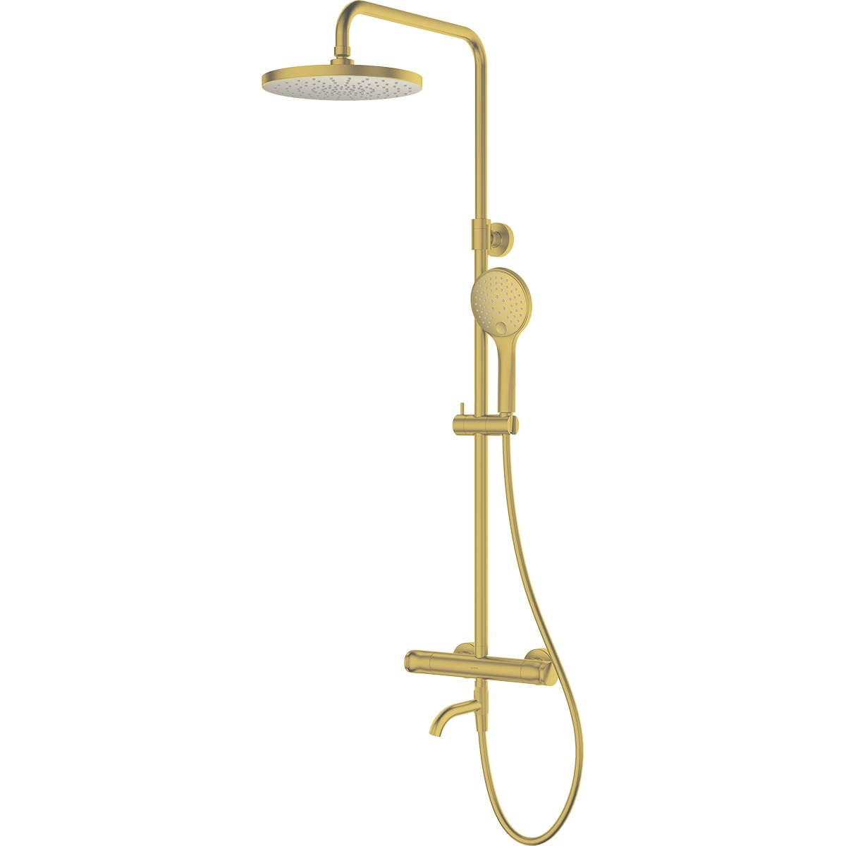 Set Duschset Oltens Vatten 36505810, Auslauf für Badewannenarmatur Oltens Numa 39106810