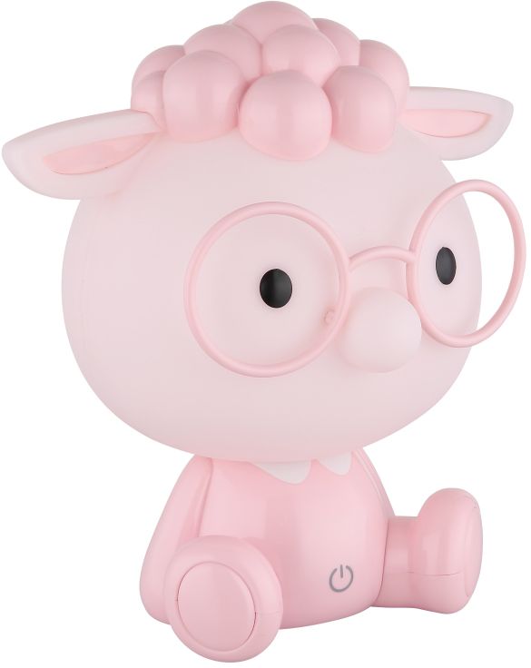 Globo Lighting Sheepy Nachtlampe für Kinder 1x1 W rosa 21760P