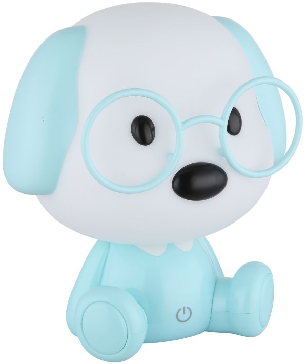 Globo Lighting Puppy Nachtlampe für Kinder 1x1 W blau 21761B