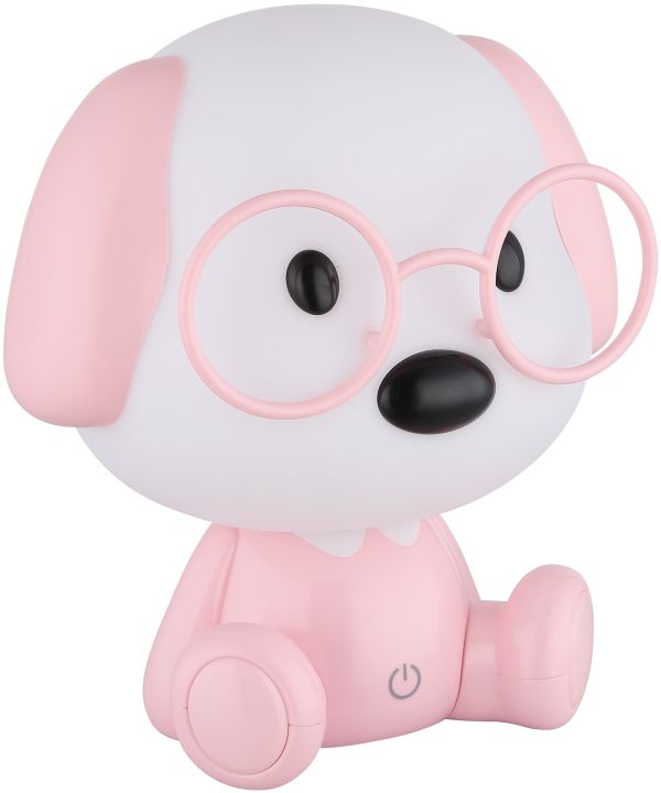 Globo Lighting Puppy Nachtlampe für Kinder 1x1 W rosa 21761P