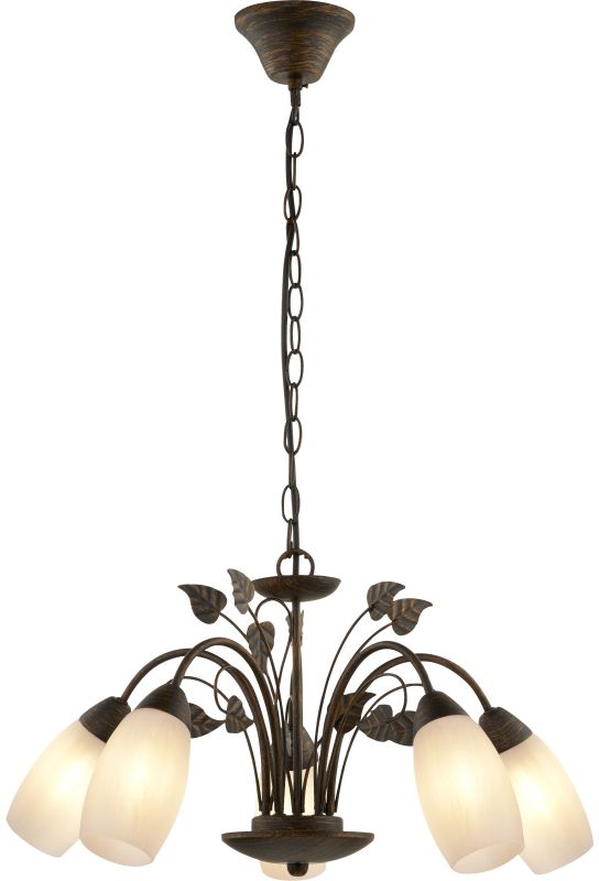 Globo Lighting Venezia Pendelleuchte 5x40 W schwarz 30800523X