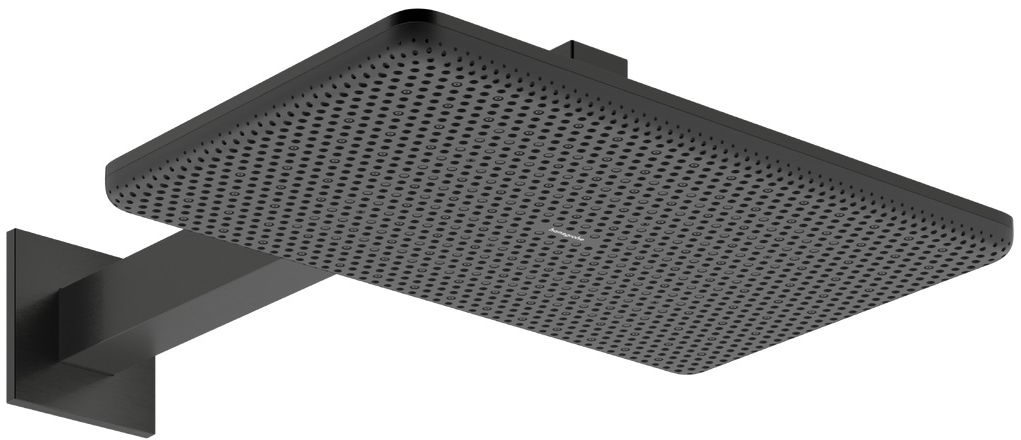 Hansgrohe Raindance Alive Q Kopfbrause mit Arm 34.3x21.4 cm rechteckig schwarz 24551340