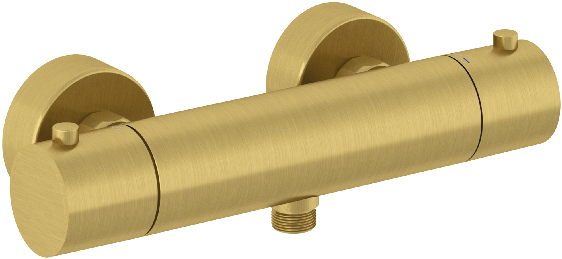 Kludi Objekta Duschbatterie Wandmontage mit Thermostat gold 35200N038