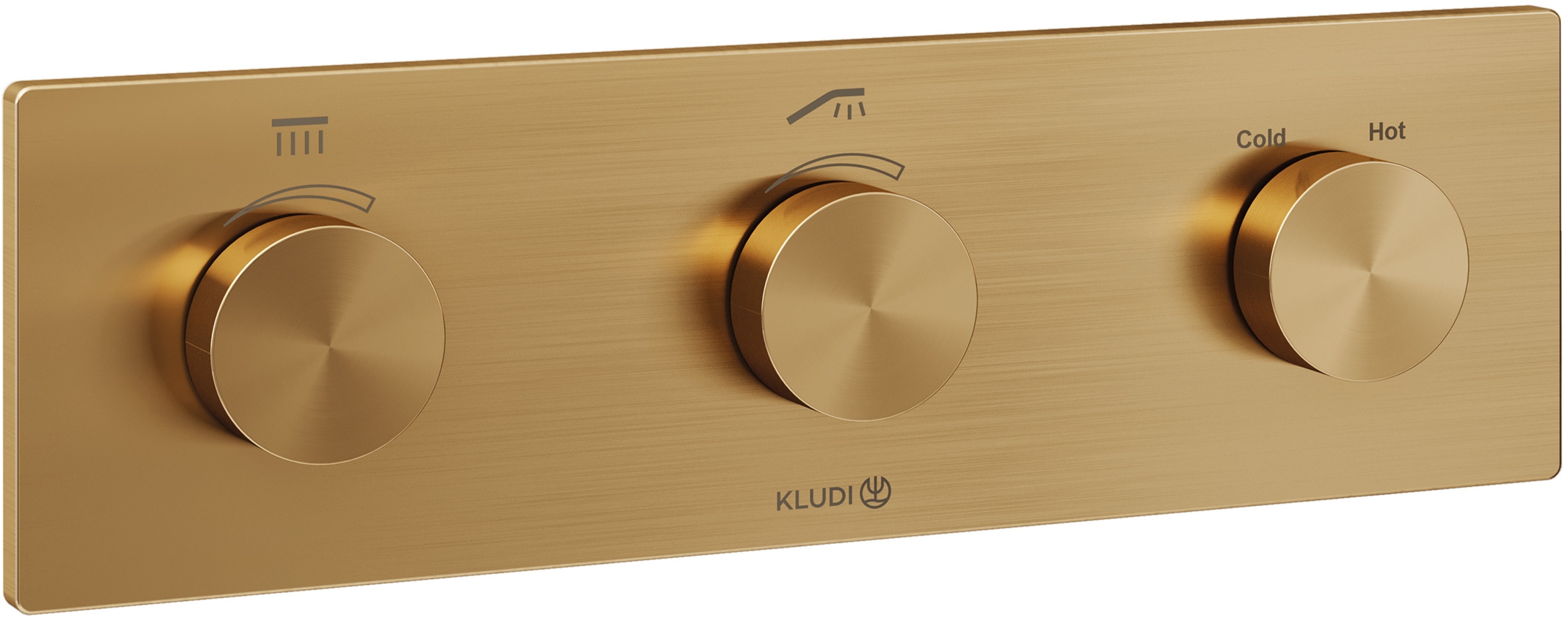 Kludi Pushtronic Badewannen- und Duscharmatur Unterputz mit Thermostat || 38300N1-00