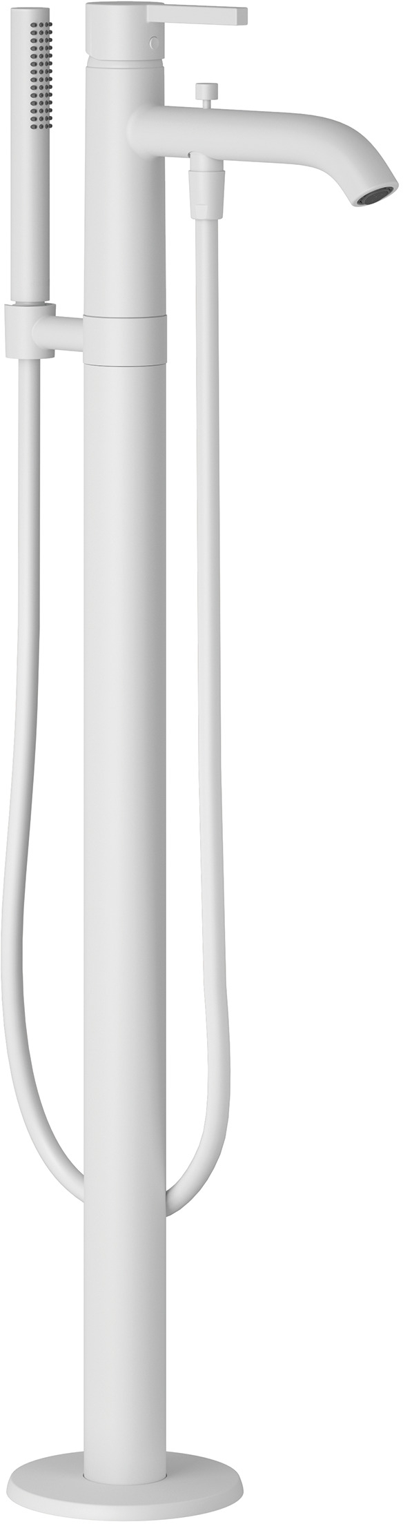 Kludi Nova Fonte Pura Badewannen- und Duscharmatur freistehend weiß 385905315