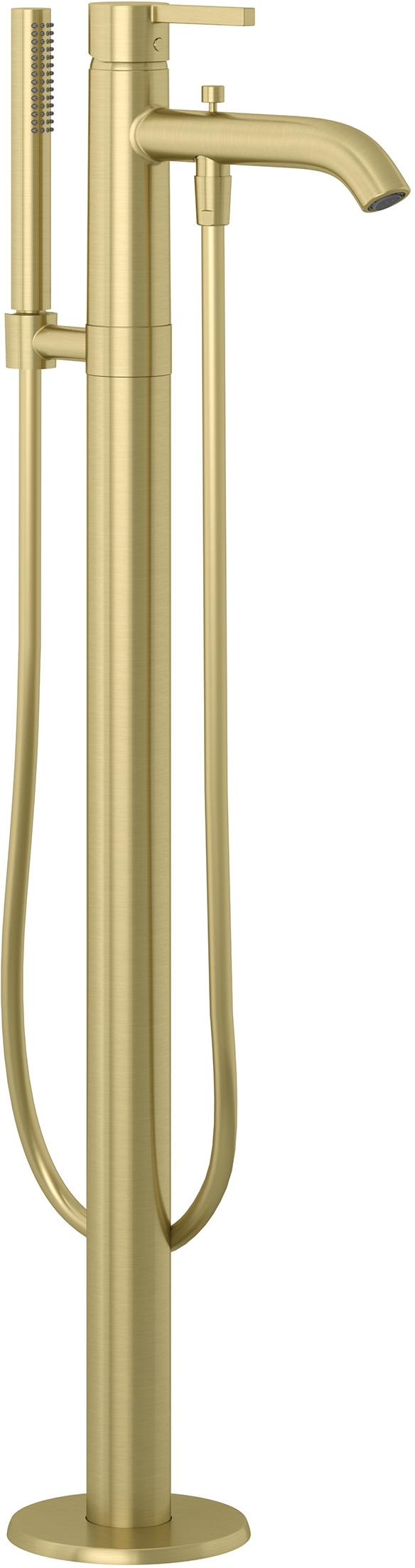 Kludi Nova Fonte Pura Badewannen- und Duscharmatur freistehend gold 38590N015