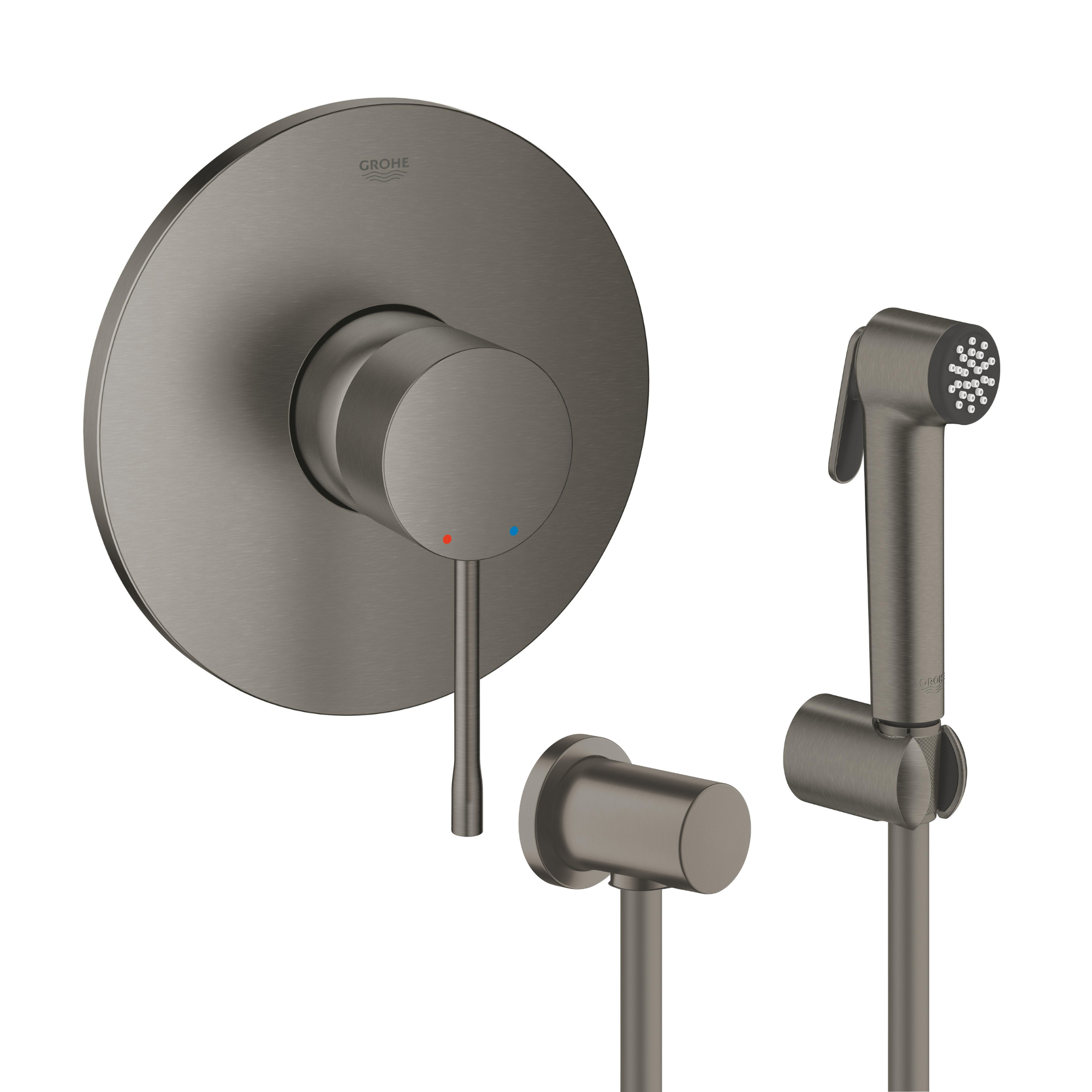 Set Duschbatterie Grohe Essence 24057AL1, Bidet-Duschset Grohe Tempesta 27513AL1, 27057AL0