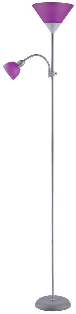 Rabalux Action Stehlampe 2x100 W violett-silber 4020