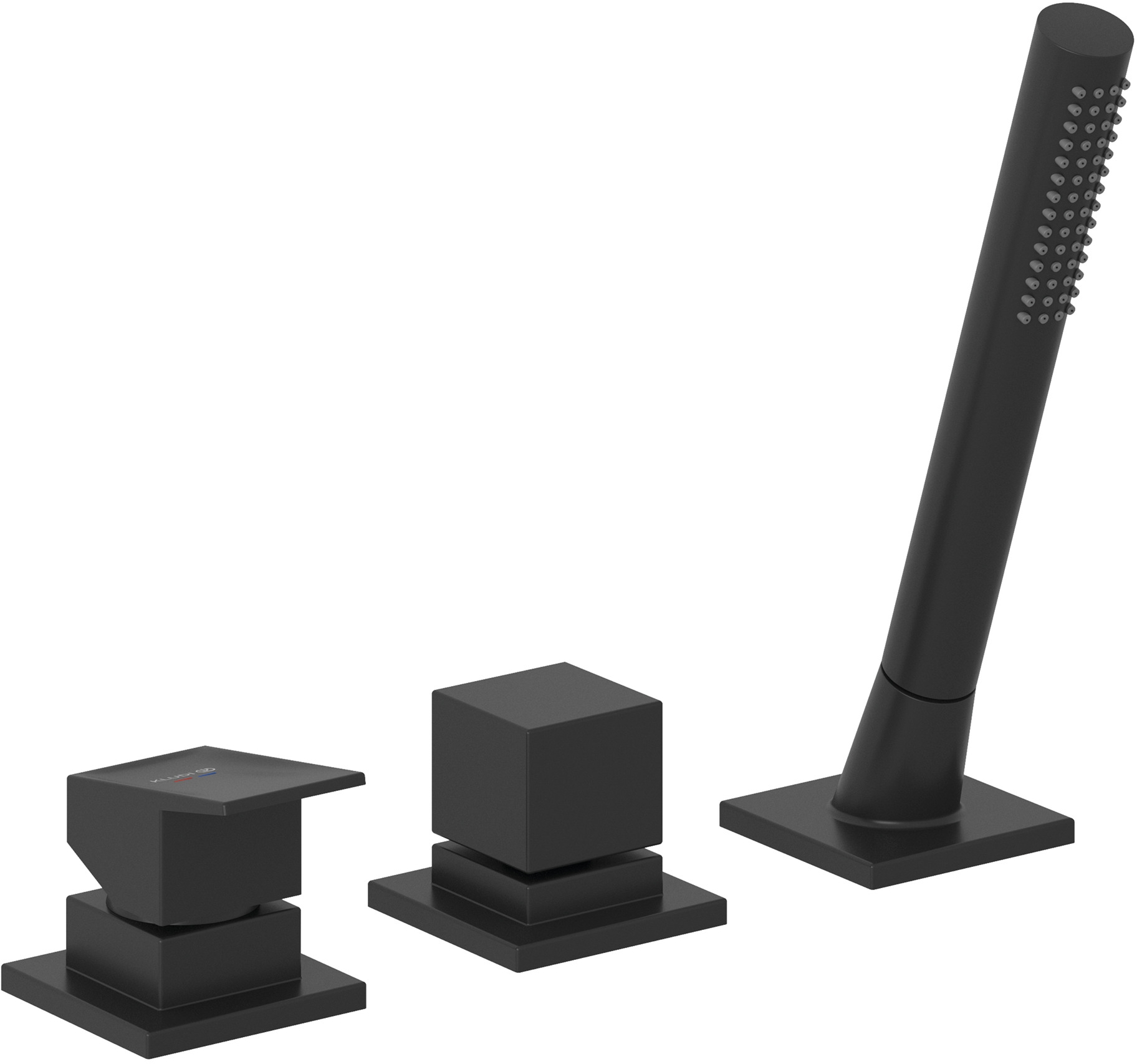 Kludi Decus Badewannen- und Duscharmatur awannenmontiert schwarz 544473975