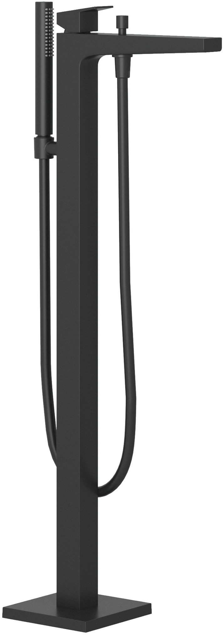 Kludi Decus Badewannen- und Duscharmatur freistehend schwarz 545903975