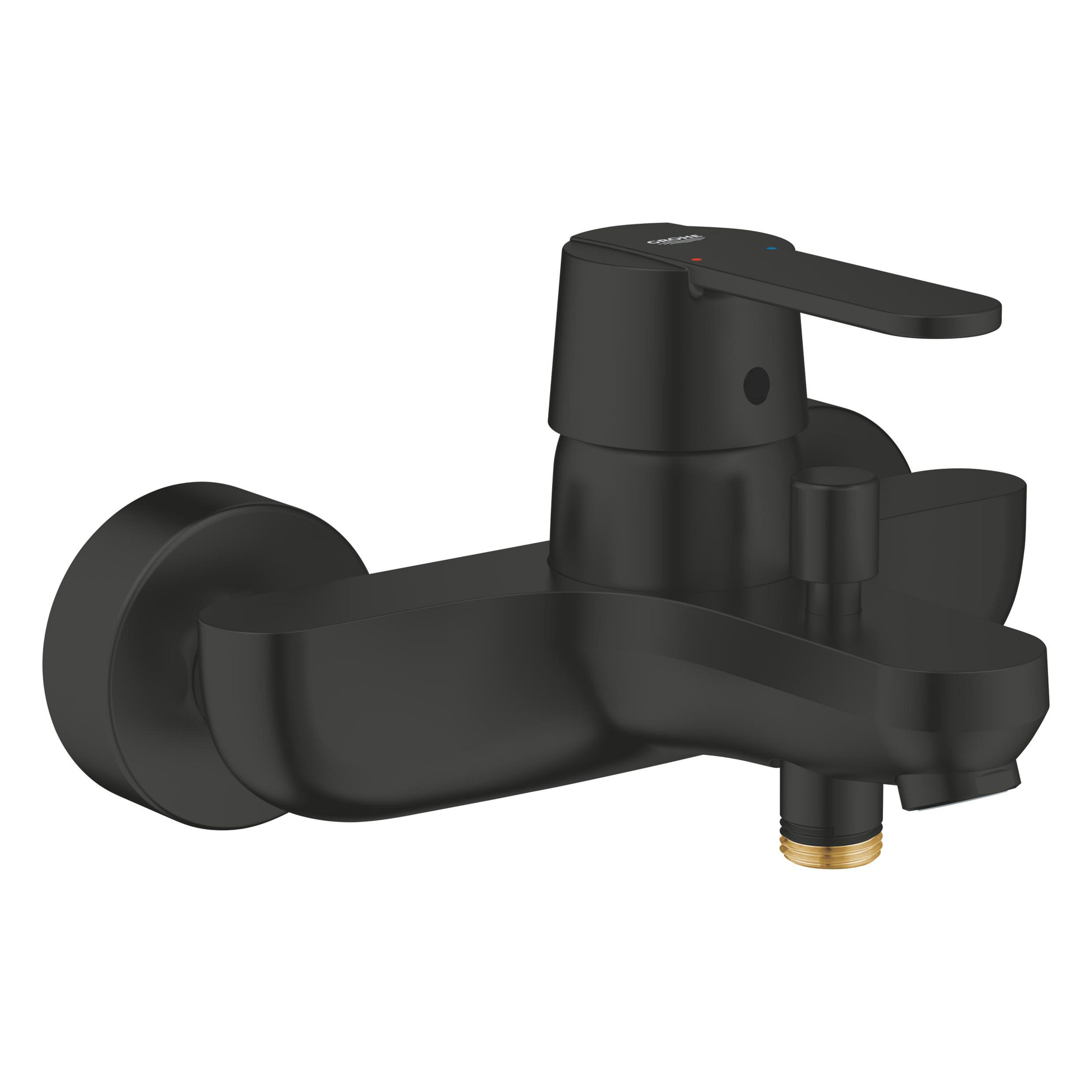 Grohe Get Badewannen- und Duscharmatur Wandmontage schwarz 328872430